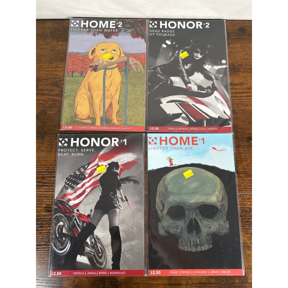 Double Take Home 1 2 and Honor 1 2 Comic Book Lot‎ 4 Issues Modern Age Sci-Fi